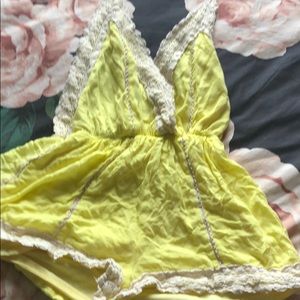 Yellow romper